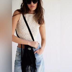 Free People Fringe Calamity Crossbody Bag
